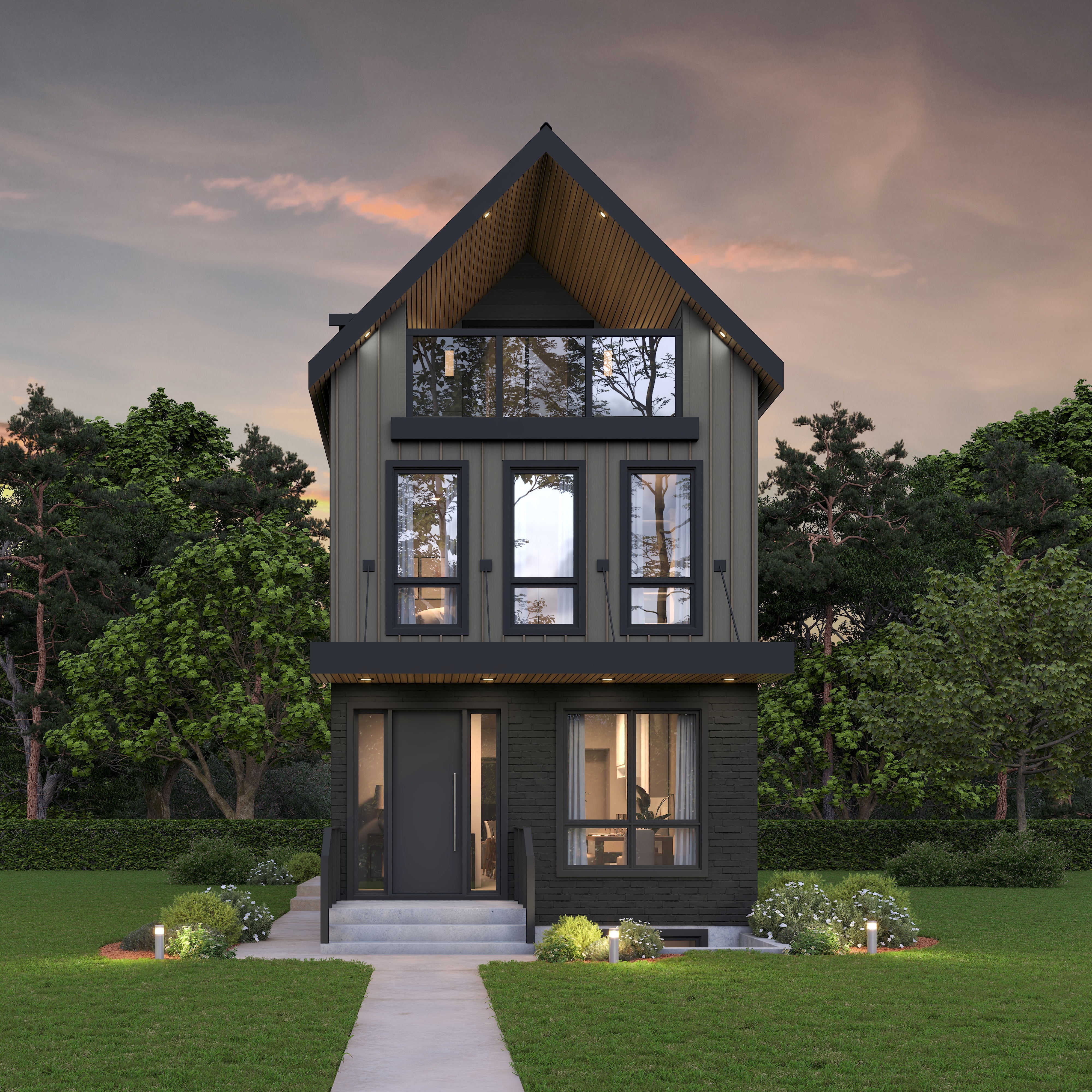 Modern Winnipeg residence
